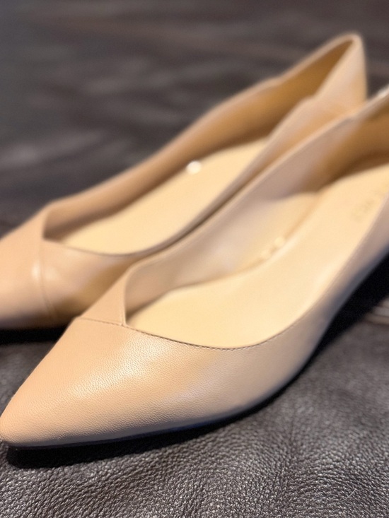 Nine West Shoes - Nine West Pointed Toe Flats in Nude Beige